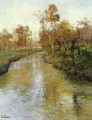AUTUMN impressionism Norwegian landscape Frits Thaulow river